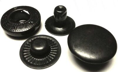 Кнопки черный никель15 мм (уп. 720 шт.)